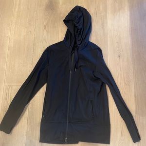 Black Lululemon workout zip up jacket